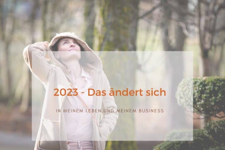 2023- was sich ändert