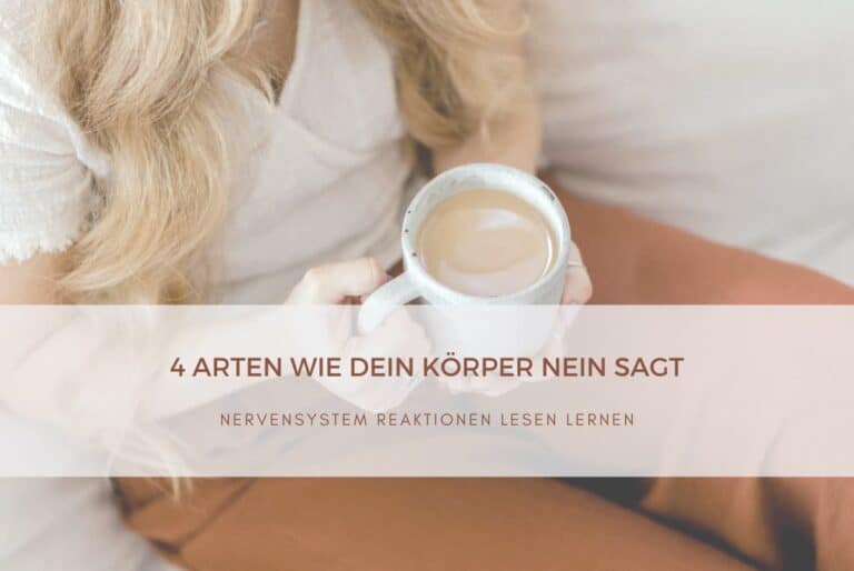 4 Arten, wie Körper Nein sagen kann