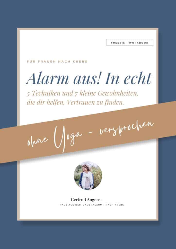 Titelblatt krebsfreu und im Daueralarm Workbook Freebie