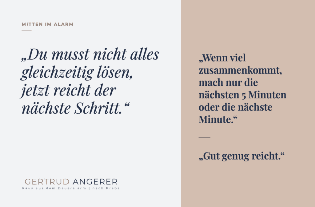 hilfreiche Gedanken bei Gedankenkarussell nachts